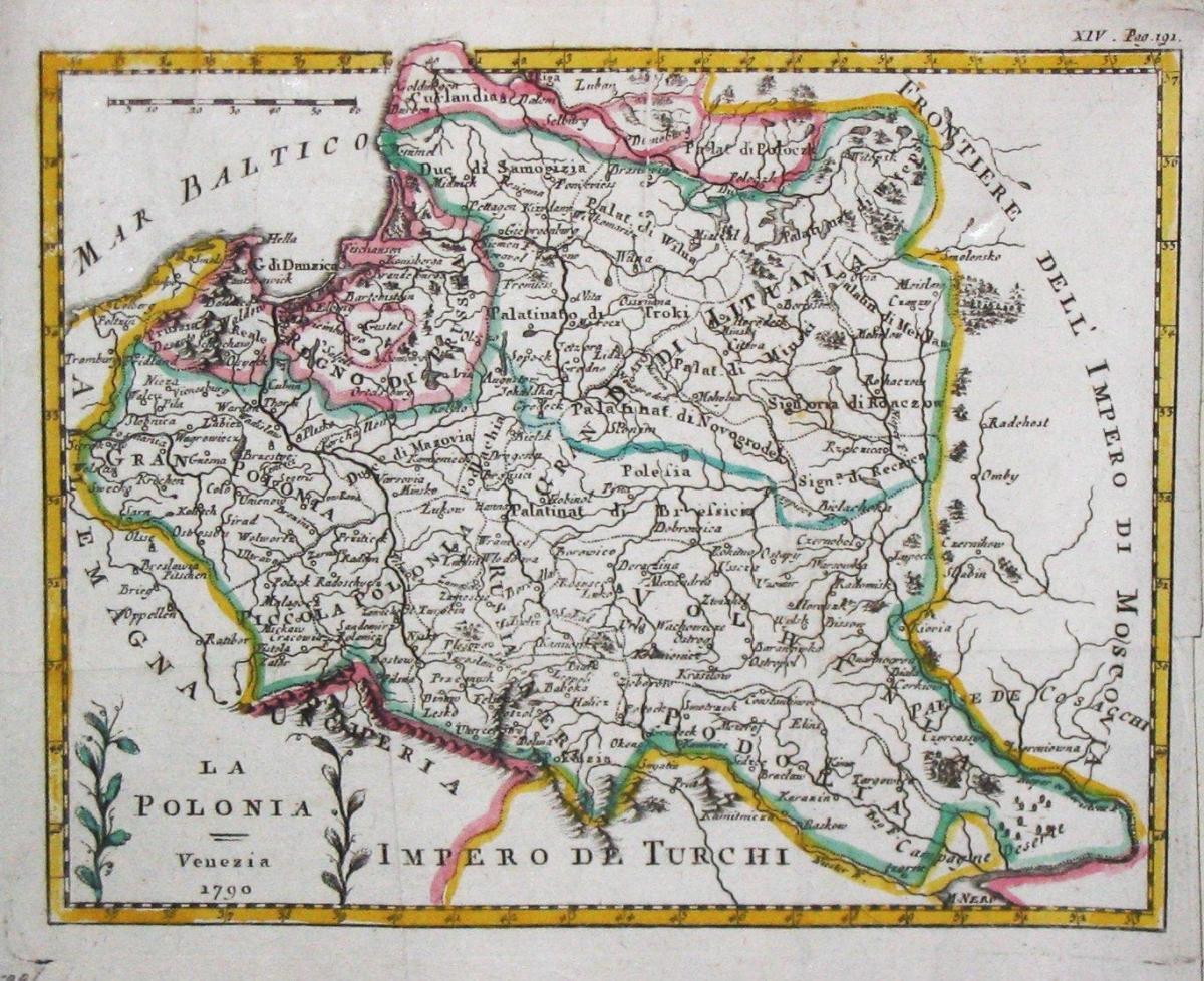 Lietuvos žemėlapis senas 