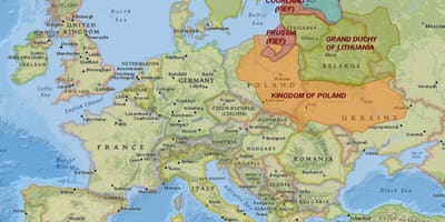 Lietuvos žemėlapis istoriją